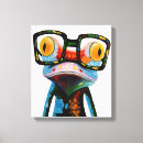 Suche nach frog leinwandbilder Lustig