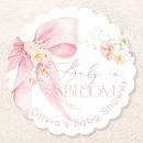 Recherche de fleurs roses dessous de verres Rose pâle