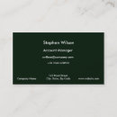 Recherche de couleur foncée cartes visite Simple