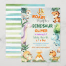 Recherche de dinosaure bleu invitations Trompe l'estomac et rugir