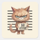 Recherche de chat grincheux autocollants Amoureux des chats