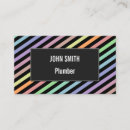 Recherche de rayures pastel cartes visite Coloré