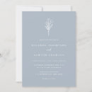 Recherche de de bouquet mariage invitations Bleu poussiéreux