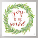 Recherche de joie de noël posters Aquarelle