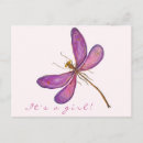 Recherche de libellule rose invitations Élégant