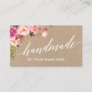 Recherche de métiers faits main cartes visite Fabriqué à la main