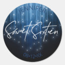 Recherche de saphir bleu autocollants Célébration