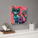 Recherche de chat floral horloges Chaton