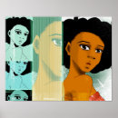 Recherche de cheveux afro posters Gens