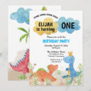 Recherche de dinosaures mignons invitations Tyrannosaurus