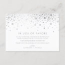 Recherche de faveurs invitations Moderne