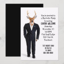Recherche de bucks party invitations Cerf