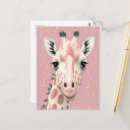Recherche de girafe mignonne cartes postales Toute personne