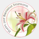 Recherche de stargazer lily autocollants Nature