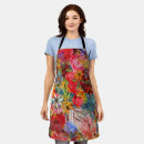 Recherche de floral coloré tabliers Moderne