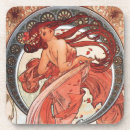 Recherche de mucha dessous de verres Danse