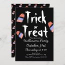 Recherche de candy halloween invitations Noir