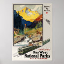 Recherche de vintage train posters Rétro