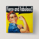 Recherche de femme forte badges Rosie la riveteuse