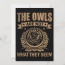 Recherche de hibou drôle invitations Oiseaux