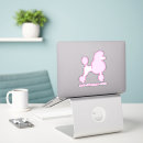 Suche nach poodle aufkleber Rosa