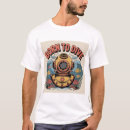 Recherche de plongée vintage tshirts Amoureux de l'océan