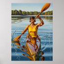 Recherche de kayak posters Rétro