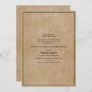 Recherche de style vintage invitations Simple