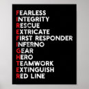 Suche nach firefighter poster Dünne rote linie