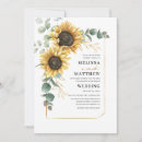 Recherche de tournesol mariage invitations Élégant