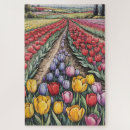 Recherche de holland tulips puzzles Nature