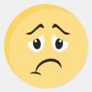 Recherche de emotion autocollants Triste