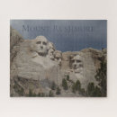 Recherche de le mont rushmore puzzles Dakota du sud