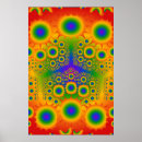 Suche nach regenbogen fraktal poster Psychedelisch