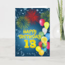 Recherche de 13ème anniversaire cartes 13e