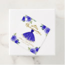 Recherche de royal blue quinceanera Feuille d'or