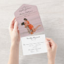 Recherche de 3 in one mariage invitations Tout en un