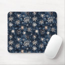 Recherche de flocon neige tapis souris Blanc