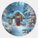 Suche nach weihnachts hütte aufkleber Weihnachten
