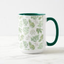 Recherche de fougère tasses Aquarelle