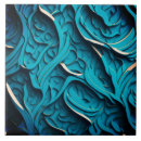 Recherche de vagues carreaux Décoratif