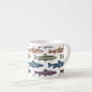 Recherche de poissons de truite tasses Pêcheurs
