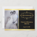 Recherche de elegant anniversary invitations Noir et or