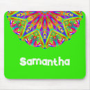 Recherche de mandala vert tapis souris Boho