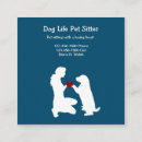 Recherche de pet sitter cartes visite Assise
