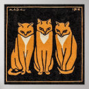 Suche nach katzen poster Illustration