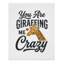 Recherche de girafe drôle posters Safari