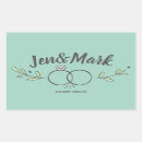 Recherche de anneau mariage autocollants Monogramme