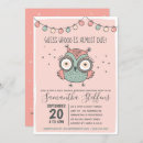 Recherche de owl baby shower invitations Chouette