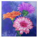 Recherche de peintures carreaux Fleurs